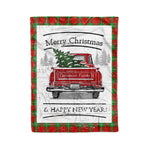 Tartan Blanket Vintage Red Truck with Christmas Tree Family Scottish Clan Gartshore plaid blanket, red plaid blanket, buffalo plaid blanket, green plaid blanket, plaid fleece blanket, blue plaid blanket, red tartan blanket, tartan plaid blanket, black and white plaid blanket, , christmas plaid blanket, orange plaid blanket, tartan plaid throw blanket, pink plaid blanket, brown plaid blanket, buffalo check blanket