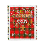 Personalized Gift Tartan Plaid Blanket Clan MacQuarrie Modern With Christmas Cookie Baking Crew Christmas Gift Blanket, Plaid Blanket, Christmas Fleece Blanket, Christmas Blanket, Tartan Blanket, Scottish Blanket, Scotland Blanket, Family Name Blanket, Custom Blanket, Personalized Blanket