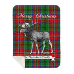 Scotstee Shop Plaid Tartan Blanket With Moose Clan MacCulloch Plaid Blanket, plaid blanket australia,plaid blanket canada,plaid christmas blanket,plaid fleece sherpa blanket,plaid sherpa blanket canada,plaid sherpa blanket lipstick,plaid sherpa blanket pink,plaid sherpa blanket queen
