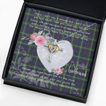 Gift For My Beautiful Girlfriend Necklace Valentine Necklace Clan Campbell Argyll Modern Tartan Cross Dancing Necklace Scottish Tartan Jewelry