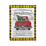 Tartan Blanket Vintage Red Truck with Christmas Tree Family Scottish Clan Jardine Yellow plaid blanket, red plaid blanket, buffalo plaid blanket, green plaid blanket, plaid fleece blanket, blue plaid blanket, red tartan blanket, tartan plaid blanket, black and white plaid blanket, , christmas plaid blanket, orange plaid blanket, tartan plaid throw blanket, pink plaid blanket, brown plaid blanket, buffalo check blanket