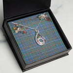 To My Beautiful Soulmate Necklace In Your Eyes I Have Found My Home Clan MacHardy Tartan Rising Phoenix Necklace