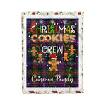 Personalized Gift Tartan Plaid Blanket Clan Cameron Of Erracht Modern With Christmas Cookie Baking Crew Christmas Gift Blanket, Plaid Blanket, Christmas Fleece Blanket, Christmas Blanket, Tartan Blanket, Scottish Blanket, Scotland Blanket, Family Name Blanket, Custom Blanket, Personalized Blanket
