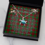 Sea Turtle Necklace To My Beautiful Soulmate Necklace In Your Eyes I Have Found My Home Clan Kerr Modern Tartan Blue Turtle Necklace