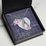 Rising Phoenix Necklace - Valentine Necklace Clan Fleming Tartan Gift for Girlfriend, Gift for My Wife Rising Phoenix Necklace