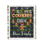 Products Personalized Gift Tartan Plaid Blanket Clan Durie With Christmas Cookie Baking Crew Christmas Gift Blanket, Plaid Blanket, Christmas Fleece Blanket, Christmas Blanket, Tartan Blanket, Scottish Blanket, Scotland Blanket, Family Name Blanket, Custom Blanket, Personalized Blanket