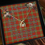 To My Beautiful Soulmate Necklace In Your Eyes I Have Found My Home Clan Langlands Tartan Wishbone Dancing Necklace