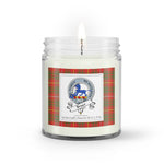 Soy Wax Candle - Buffalo Plaid Candle Clan Badge Bruce Tartan Plaid Soy Wax Candle, oil candle, candle handmade, wax candle, soy wax, nature wax, natural soy wax, natural soy candles, natural candle
