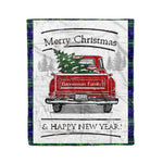 Tartan Blanket Vintage Red Truck with Christmas Tree Family Scottish Clan Bannerman plaid blanket, red plaid blanket, buffalo plaid blanket, green plaid blanket, plaid fleece blanket, blue plaid blanket, red tartan blanket, tartan plaid blanket, black and white plaid blanket, , christmas plaid blanket, orange plaid blanket, tartan plaid throw blanket, pink plaid blanket, brown plaid blanket, buffalo check blanket