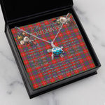 Sea Turtle Necklace To My Beautiful Soulmate Necklace In Your Eyes I Have Found My Home Clan Fraser Tartan Blue Turtle Necklace