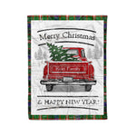 Tartan Blanket Vintage Red Truck with Christmas Tree Family Scottish Clan Reid Green plaid blanket, red plaid blanket, buffalo plaid blanket, green plaid blanket, plaid fleece blanket, blue plaid blanket, red tartan blanket, tartan plaid blanket, black and white plaid blanket, , christmas plaid blanket, orange plaid blanket, tartan plaid throw blanket, pink plaid blanket, brown plaid blanket, buffalo check blanket