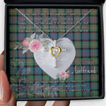 Gift For My Beautiful Girlfriend Necklace Valentine Necklace Clan MacDonell Of Glengarry Ancient Tartan Cross Dancing Necklace Scottish Tartan Jewelry