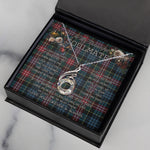 To My Beautiful Soulmate Necklace In Your Eyes I Have Found My Home Clan Comyn Tartan Rising Phoenix Necklace