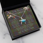 Sea Turtle Necklace To My Beautiful Soulmate Necklace In Your Eyes I Have Found My Home Clan Cunningham Hunting Tartan Blue Turtle Necklace