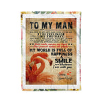 Scotstee Shop - Personalized Gift Husband To My Awesome Husband Gift Fleece Blanket