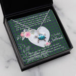 Sea Turtle Necklace Gift for My Beautiful Girlfriend Valentines Necklace Clan Austin Tartan Blue Turtle Necklace