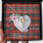 Gift For My Beautiful Girlfriend Necklace Valentine Necklace Clan Chisholm Ancient Tartan Cross Dancing Necklace Scottish Tartan Jewelry
