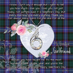 Rising Phoenix Necklace - Valentine Necklace Clan Guthrie Tartan Gift for Girlfriend, Gift for My Wife Rising Phoenix Necklace