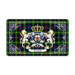 Doormat - Welcome Mat Scottish Farquharson Modern Tartan Door Mat, Plaid Doormat