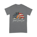 Vintage USA Best Basset Hound Dad Ever American Flag 4th Of July Shirt - Scotstee Shop