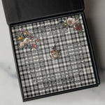 To My Beautiful Soulmate Necklace In Your Eyes I Have Found My Home Clan Scott Black White Ancient Tartan Crown Pendant Necklace