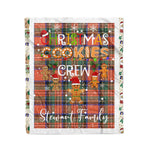 Personalized Gift Tartan Plaid Blanket Clan Stewart Royal Ancient With Christmas Cookie Baking Crew Christmas Gift Blanket, Plaid Blanket, Christmas Fleece Blanket, Christmas Blanket, Tartan Blanket, Scottish Blanket, Scotland Blanket, Family Name Blanket, Custom Blanket, Personalized Blanket