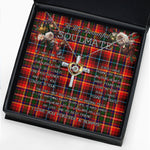To My Beautiful Soulmate Necklace In Your Eyes I Have Found My Home Clan Denniston Orginal Tartan Cross Dancing Necklace