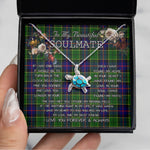 Sea Turtle Necklace To My Beautiful Soulmate Necklace In Your Eyes I Have Found My Home Clan Forsyth Tartan Blue Turtle Necklace, Valentine Necklace Gift for Girlfriend Clan Mitchell Ancient Tartan Sunflower Pendant Necklace, Scottish Tartan Jewelry, valentine necklace, necklace girlfriend, necklace for wife, cute necklaces for girlfriend, jewelry for girlfriend, to my soulmate necklace, to my future wife necklace