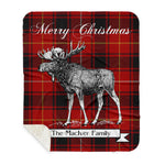 Scotstee Shop Plaid Tartan Blanket With Moose Clan MacIver Plaid Blanket, plaid blanket australia,plaid blanket canada,plaid christmas blanket,plaid fleece sherpa blanket,plaid sherpa blanket canada,plaid sherpa blanket lipstick,plaid sherpa blanket pink,plaid sherpa blanket queen