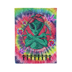 Scotstee Shop - Scotstee Shop Blanket Alien Gangsta Rainbow Hippie Fleece Blanket