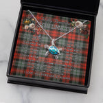 Sea Turtle Necklace To My Beautiful Soulmate Necklace In Your Eyes I Have Found My Home Clan MacLachlan Weathered Tartan Blue Turtle Necklace