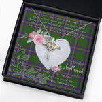 Gift For My Beautiful Girlfriend Necklace Valentine Necklace Clan Strange of Balcaskie Tartan Cross Dancing Necklace Scottish Tartan Jewelry