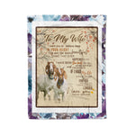 Scotstee Shop - Personalized Letter To My Wife Love From Husband I Always Love You Forever Fleece Blanket