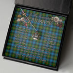 To My Beautiful Soulmate Necklace In Your Eyes I Have Found My Home Clan Grant Hunting Tartan Crown Pendant Necklace