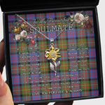To My Beautiful Soulmate Sunflower Necklace In Your Eyes I Have Found My Home Clan Carnegie Ancient Tartan Jewelry For Girlfriend