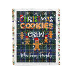 Personalized Gift Tartan Plaid Blanket Clan MacInnes Modern With Christmas Cookie Baking Crew Christmas Gift Blanket, Plaid Blanket, Christmas Fleece Blanket, Christmas Blanket, Tartan Blanket, Scottish Blanket, Scotland Blanket, Family Name Blanket, Custom Blanket, Personalized Blanket