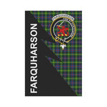 Scotstee Shop Farquharson Tartan Garden Flag - Flash Style