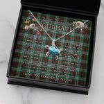 Sea Turtle Necklace To My Beautiful Soulmate Necklace In Your Eyes I Have Found My Home Clan Brodie Tartan Blue Turtle Necklace