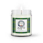 Soy Wax Candle - Buffalo Plaid Candle Clan Badge Cranstoun Hunting Tartan Plaid Soy Wax Candle, oil candle, candle handmade, wax candle, soy wax, nature wax, natural soy wax, natural soy candles, natural candle