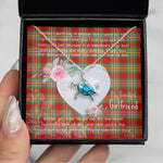 Sea Turtle Necklace Gift for My Beautiful Girlfriend Valentines Necklace Clan Chattan Tartan Blue Turtle Necklace, Valentine Necklace Gift for Girlfriend Clan Mitchell Ancient Tartan Sunflower Pendant Necklace, Scottish Tartan Jewelry, valentine necklace, necklace girlfriend, necklace for wife, cute necklaces for girlfriend, jewelry for girlfriend, to my soulmate necklace, to my future wife necklace