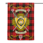 House Flag - Aikenhead Irish Shield Celtic Cross Tartan Garden Flag St Patrick's Day Garden Flag