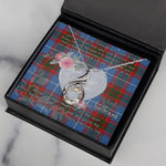 Rising Phoenix Necklace - Valentine Necklace Clan Pentland Tartan Gift for Girlfriend, Gift for My Wife Rising Phoenix Necklace