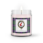 Soy Wax Candle - Buffalo Plaid Candle Clan Crest Badge Armstrong Tartan Plaid Soy Wax Candle, oil candle, candle handmade, wax candle, soy wax, nature wax, natural soy wax, natural soy candles, natural candle