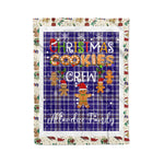 Personalized Gift Tartan Plaid Blanket Clan Allardice With Christmas Cookie Baking Crew Christmas Gift Blanket, Plaid Blanket, Christmas Fleece Blanket, Christmas Blanket, Tartan Blanket, Scottish Blanket, Scotland Blanket, Family Name Blanket, Custom Blanket, Personalized Blanket