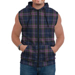 Scotland The Brave Tartan Sleeveless Hoodie - Classic