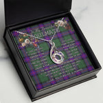 To My Beautiful Soulmate Necklace In Your Eyes I Have Found My Home Clan Armstrong Modern Tartan Rising Phoenix Necklace