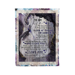 Scotstee Shop - Personalized Gift Letter To My Wife Trendy Home Gift Cute Family Fleece Blanket