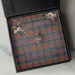 To My Beautiful Soulmate Necklace In Your Eyes I Have Found My Home Clan MacDuff Hunting Modern Tartan Crown Pendant Necklace