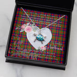 Sea Turtle Necklace Gift for My Beautiful Girlfriend Valentines Necklace Clan Gow Tartan Blue Turtle Necklace