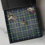 To My Beautiful Soulmate Necklace In Your Eyes I Have Found My Home Clan Baillie Tartan Crown Pendant Necklace